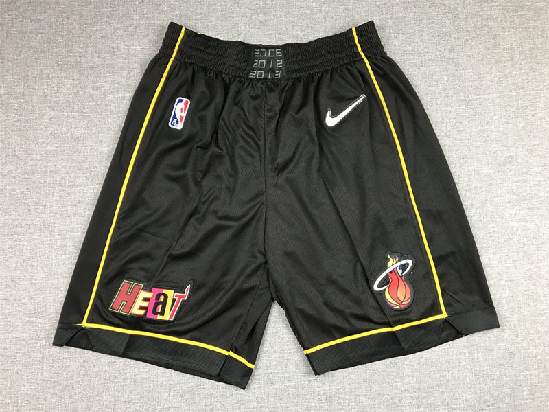 Men NBA 2022 Miami Heat Nike Shorts 228